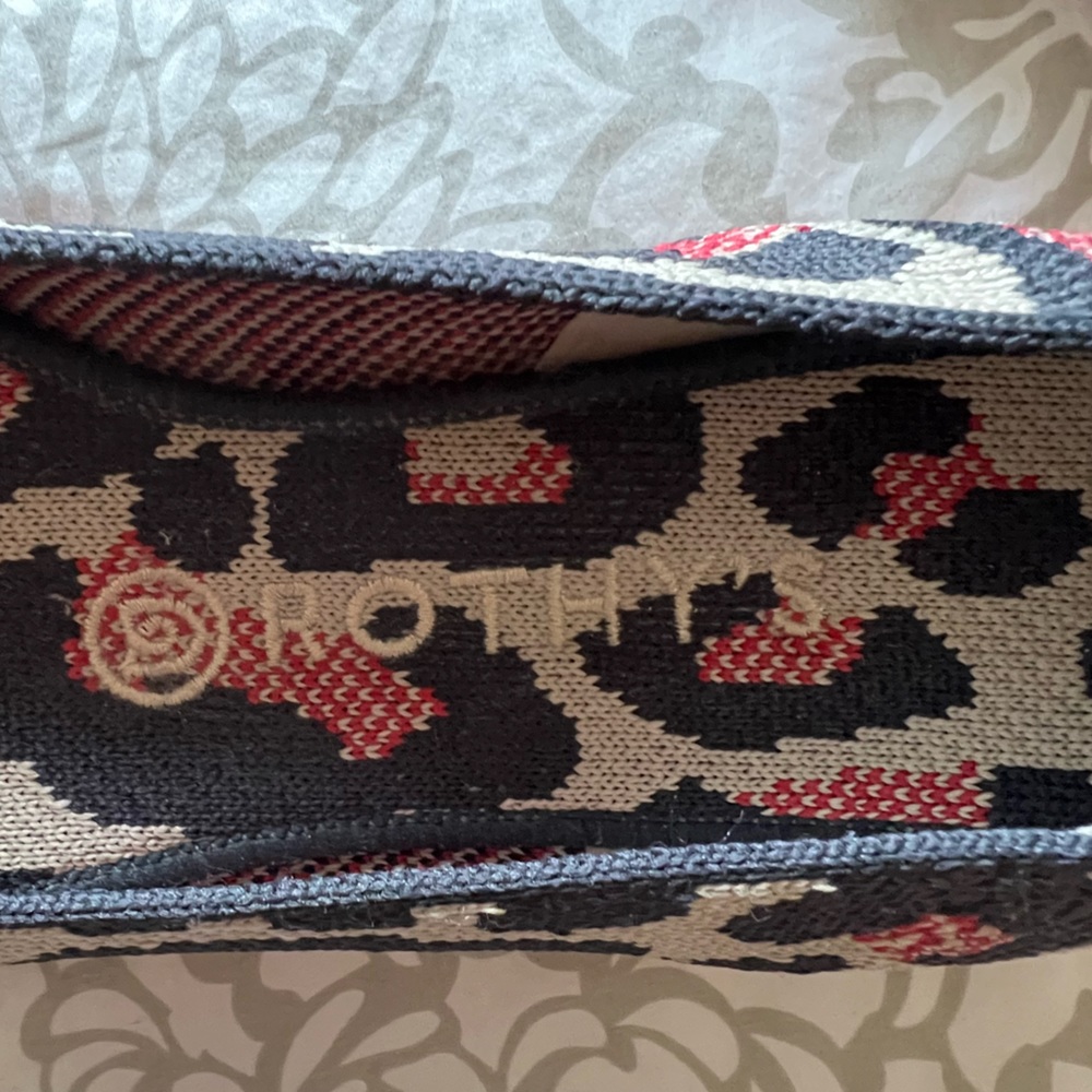 Rothy's Pink and Black Animal Print Flats - Picture 5 of 8